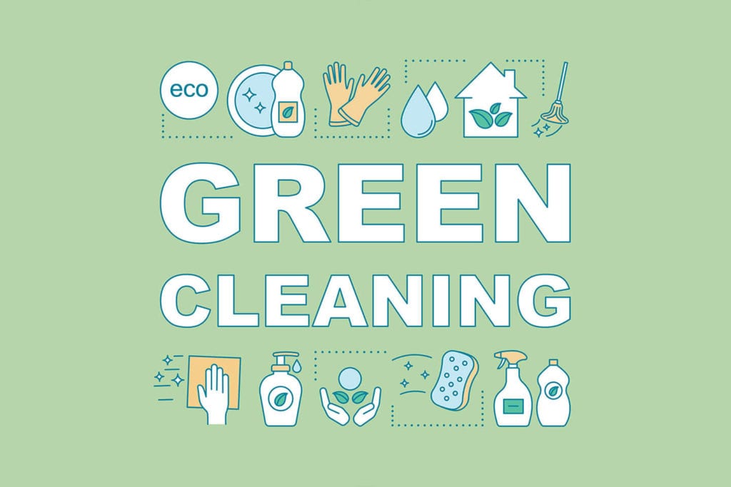 Green Cleaning infographic Sherman Illinois